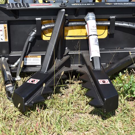 skid steer pulling stumps|skid steer post puller attachment.